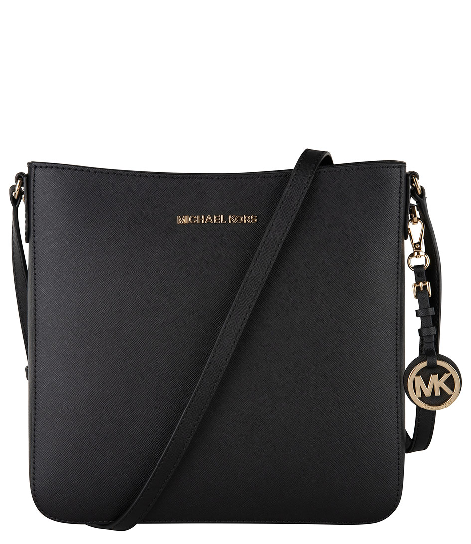 Michael kors jet set travel discount lg ew crossbody gold black